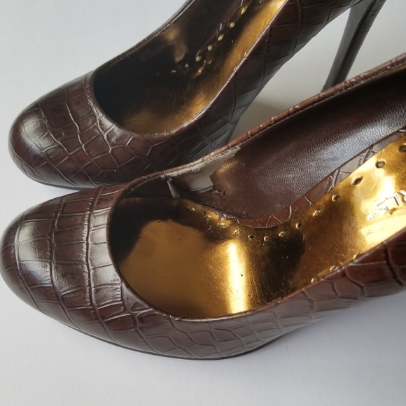 BCBGirls Women's Heels Brown Size 7 - Picture 6 of 8